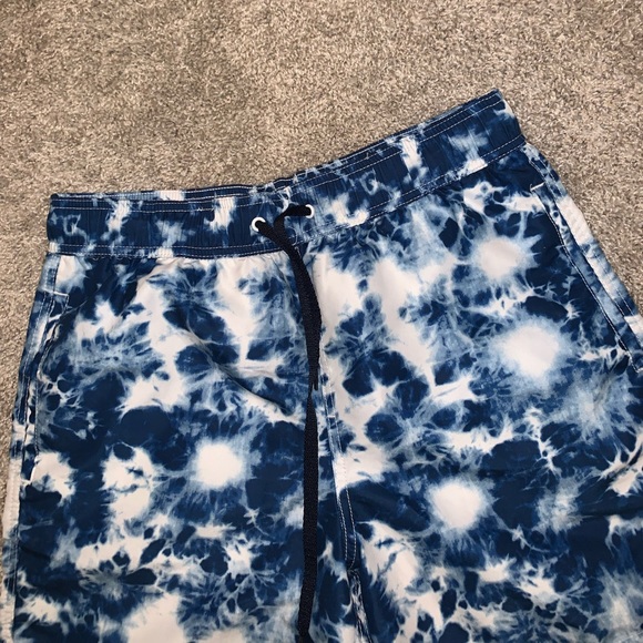 Aeropostale Blue & White Swim Trunks size S - Picture 3 of 8